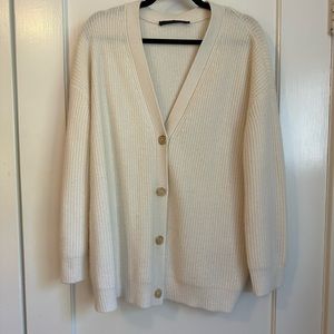 Jenni Kayne Cashmere Cocoon Cardigan - Ivory - Small